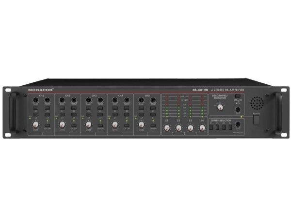 PA-forstærker 4 zoner - PA-40120 - MONACOR