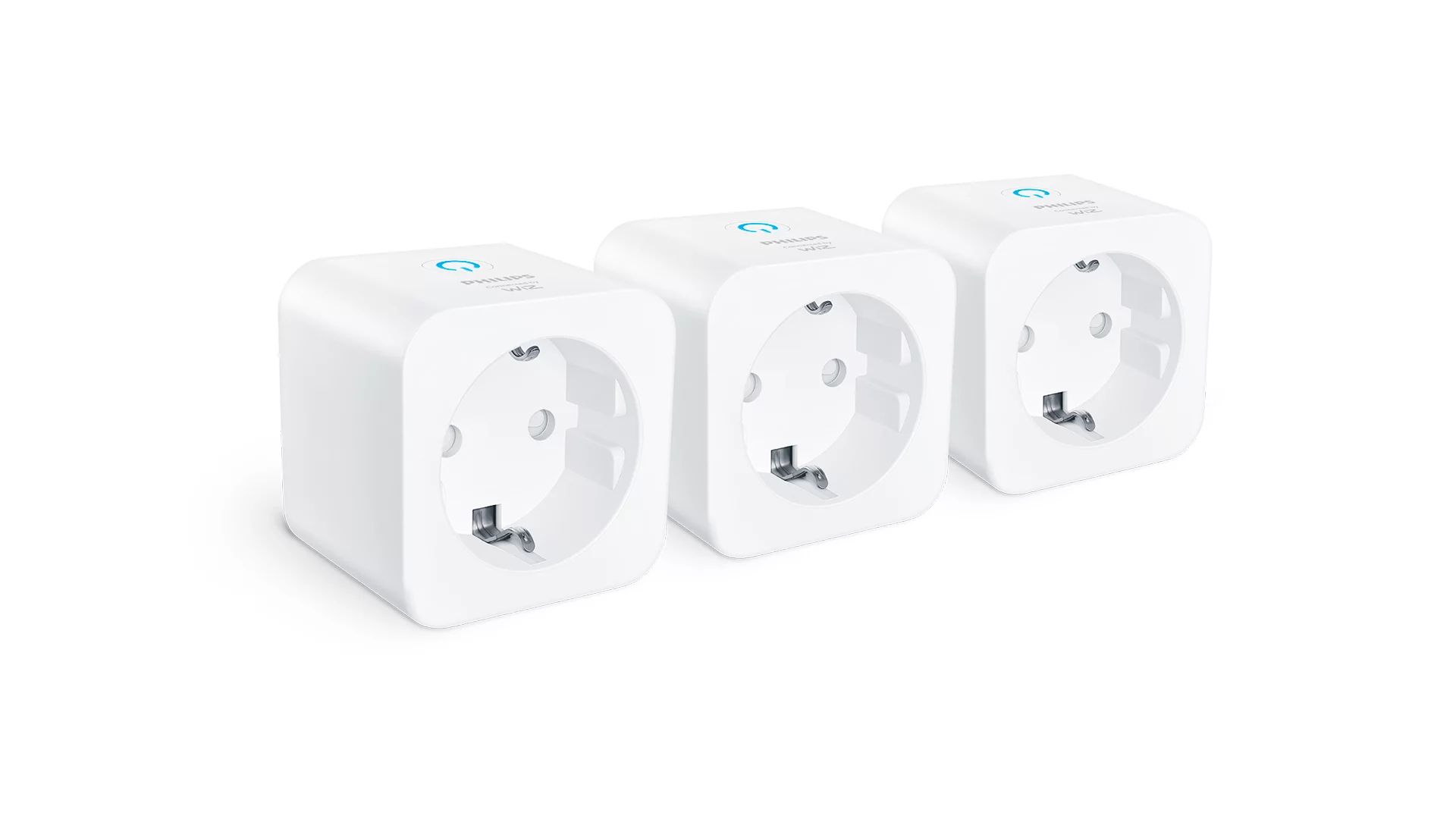 Philips Smart Plug Matter Typ F, 3-pack, inomhus, Vit, Hem, Plast, IP20, I