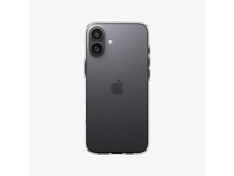 Spigen Crystal Flex, Cover, Apple, Iphone 16, 15,5 Cm (6.1"), Transparent