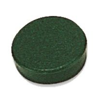Magneter, Bi-Office, plast, rund, Ø: 25 mm, grøn, pakke med 10 stk