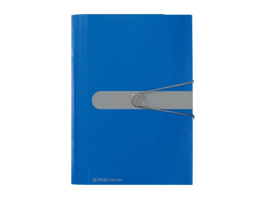 Herlitz 11208402, A4, Polypropylen (Pp), Blau, Porträt, 300 Blätter, 12 Taschen