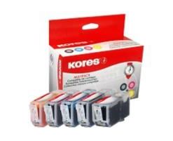 Kores G1508kit, Tinte Auf Farbbasis, Foto Schwarz, Foto Cyan, Foto Magenta, Foto Gelb, Canon, Multipack, Ip 3600, 4600, Tintenstrahldruck