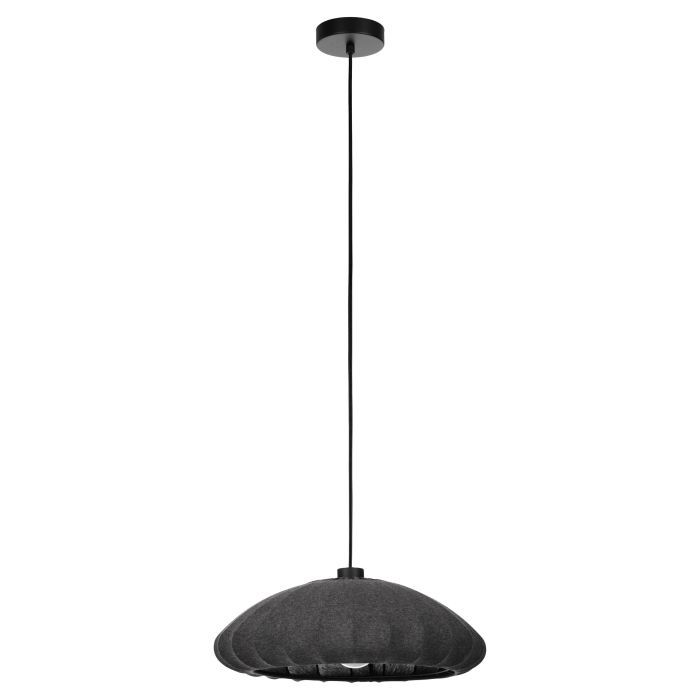 Eglo Barlaston Pendel E27 Sort/Grå