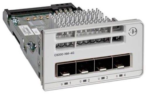 Cisco Catalyst 9200 Series Network Module - Expansionsmodul - Gigabit Ethernet x 4 - för P/N: C9200-24PB-1A, C9200-48PL-1A, C9200-48PL-A++, C9200L-24P-4G-E-WS, C9200L-48T-4G-E-WS | Datortillbehör - Nätverk - Övriga tillbehör | GameStuff