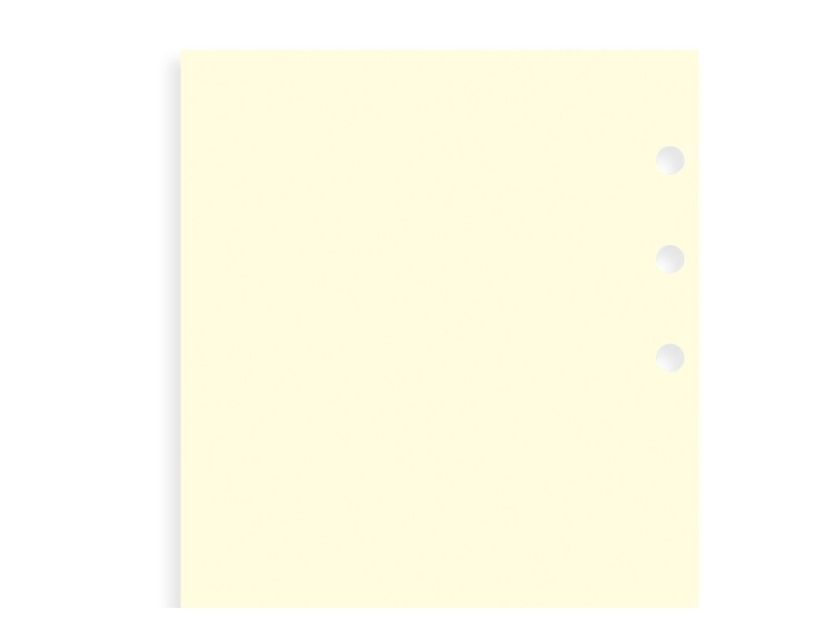 Personal Noteark Blank Créme