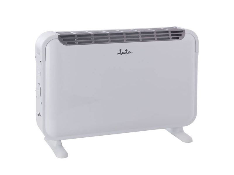 JATA C214, Konvektor elektrisk rumvarmer, Indendørs, Gulv, Hvid, 2000 W, 750 W