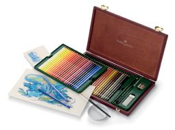 Faber-Castell Albrecht Durer Watercolor Pencils Wood Case Of 48, Accessories, 48 Stück(E)