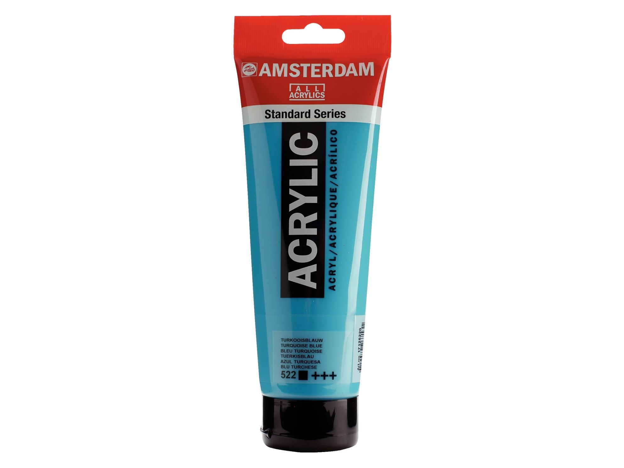 Amsterdam Standard Series Akrylrör 250 ml turkosblå 522 | Skola & Hobby - Konstmaterial - Akryl & Akvareller | GameStuff