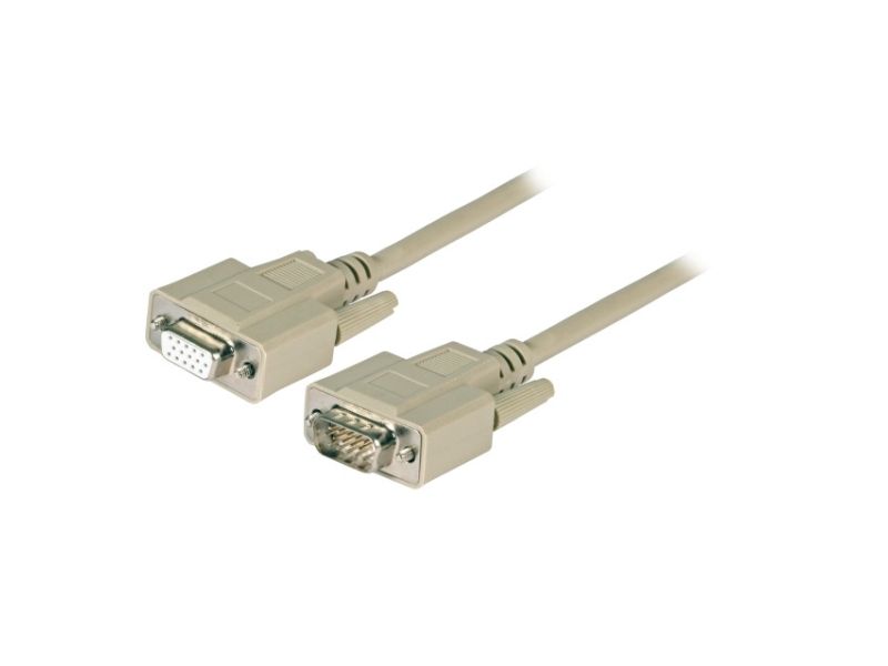 Efb Elektronik Hd-Dsub 15 2M, 2 M, Vga (D-Sub), Vga (D-Sub), Männlich, Weiblich, Beige
