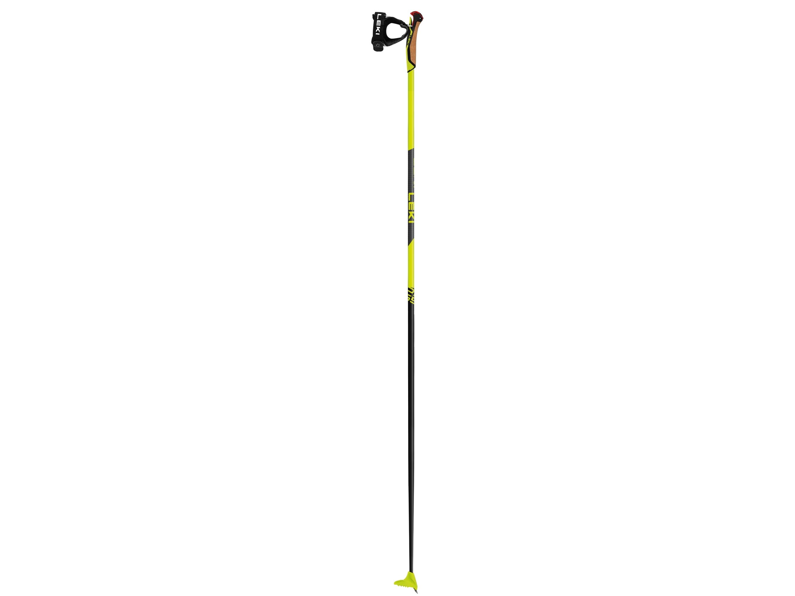 LEKI PRC 650, Langrend, 140 cm, Voksen, Unisex, Sort, Hvid, Gul, Kulfiber billede