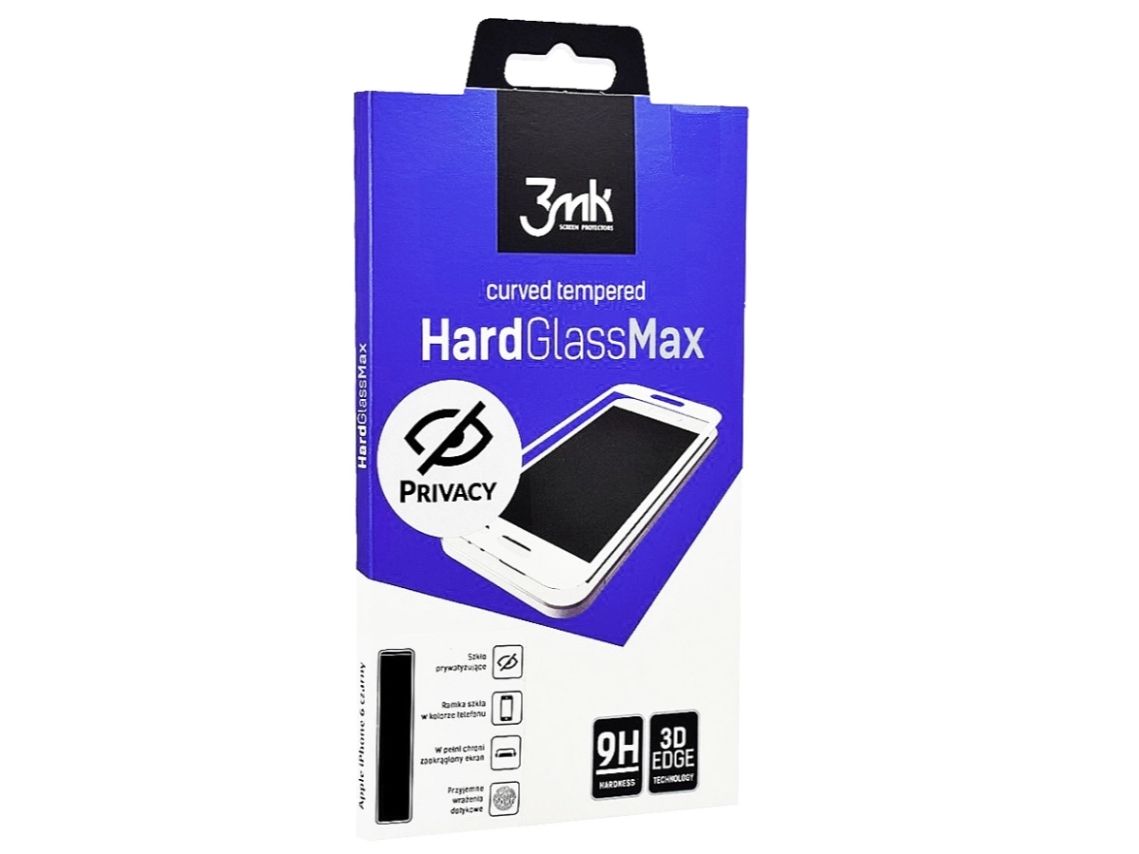 3Mk Hardglassmax Privacy Iphone6s+White, Apple, Iphone 6S Plus, Staubresistent, Kratzresistent, Transparent, Weiß, 1 Stück(E)