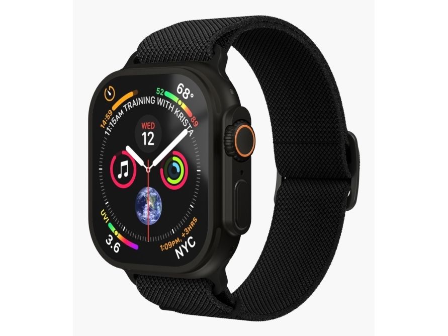 Vonmählen Aws00183, Band, Smartwatch, Schwarz, Apple, Apple Watch Ultra, Nylon