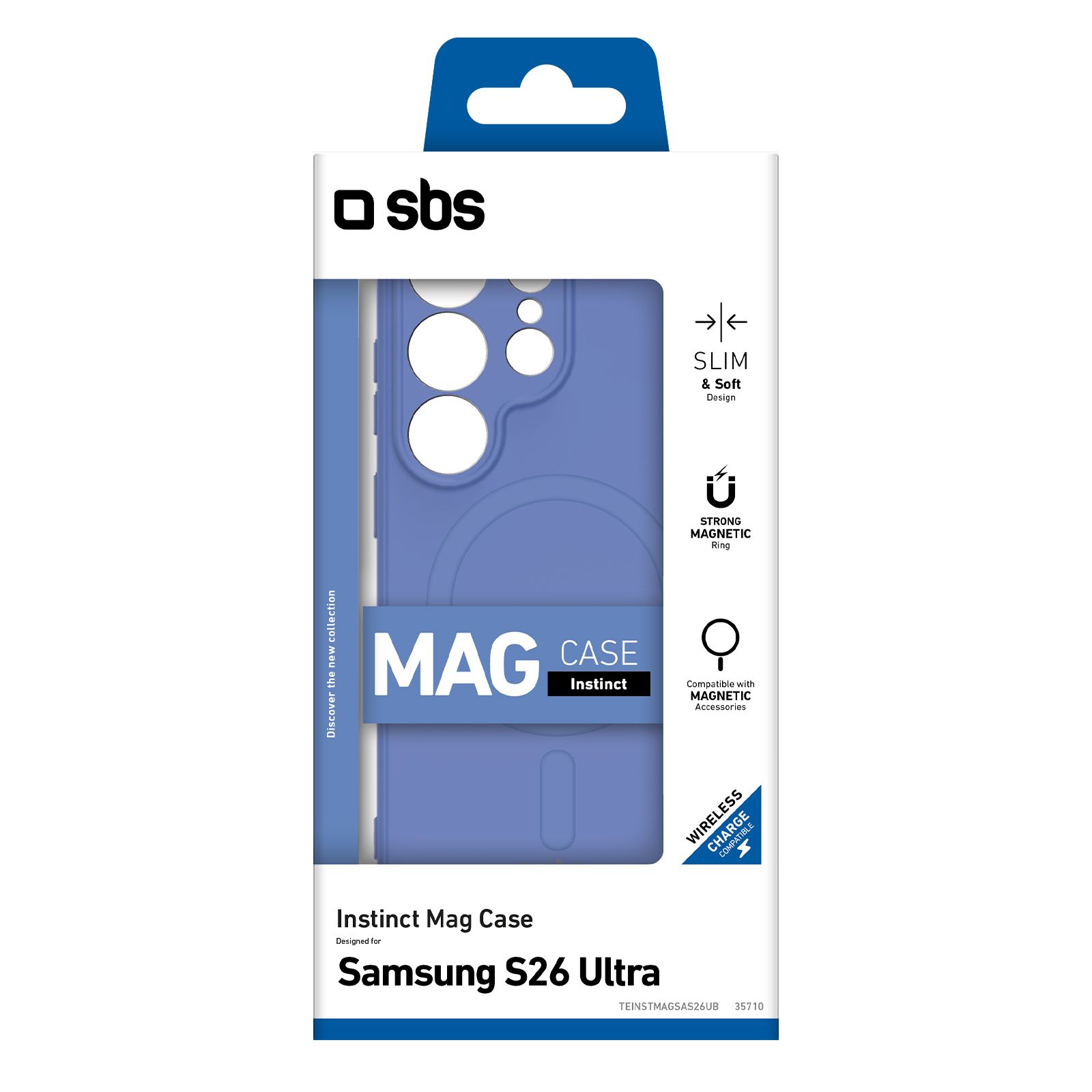 Sbs Teinstmagsas26ub, Cover, Samsung, S26 Ultra, 17,5 Cm (6.9"), Violet