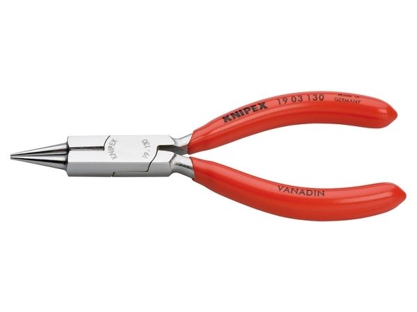 Knipex 19 03 130, Rund-næse tænger, 1,35 cm, 3,2 cm, 8 mm, 2,2 mm, Krom-vanadium-stål