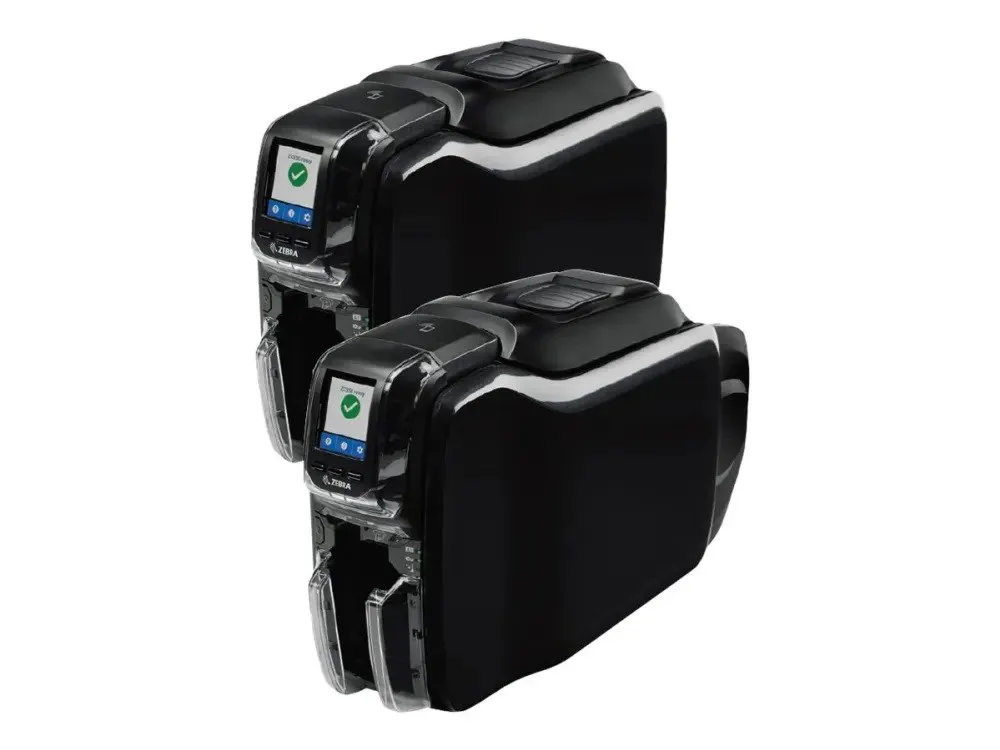 Zebra ZC350 - Plastikkortprinter - farve - blæksubliminering/termisk transfer - CR-80 Card (85.6 x 54 mm) - 300 dpi - op til 1000 kort/time (mono) / op til 225 kort/time (farve) - kapacitet: 100 kort - USB 2.0, LAN