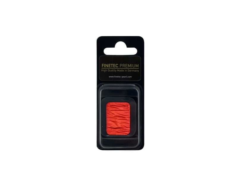 Finetec Premium Perlemorsfarvet Akvarelpalet | Brillant Rust
