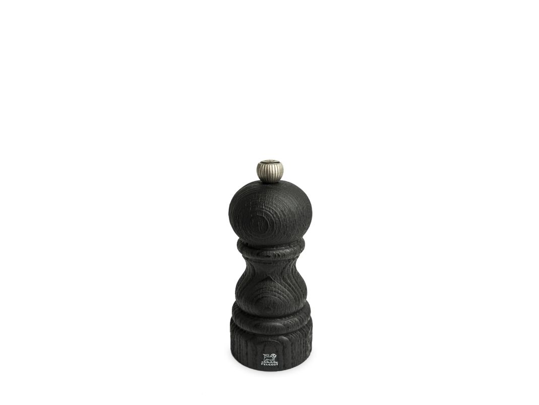 Peugeot Paris Nature Black, Peberkværn, Sort, Træ, Rustfrit stål, 120 mm, Frankrig