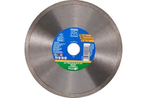 Pferd Diamond Cut-Off Wheels For The Construction Industry, Type With Continuous Rim Psf, Stahl