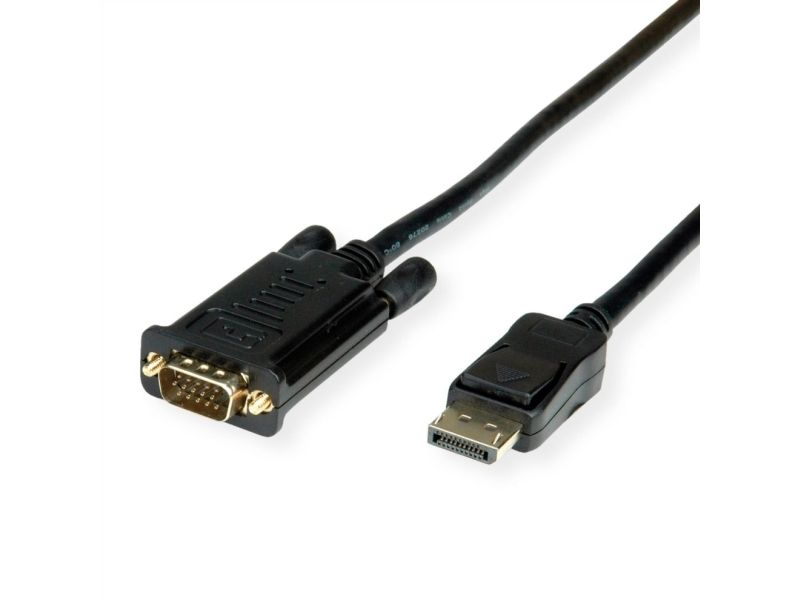 Roline 11.04.5970, 1 M, Vga, Displayport, Stecker, Stecker, Gerade