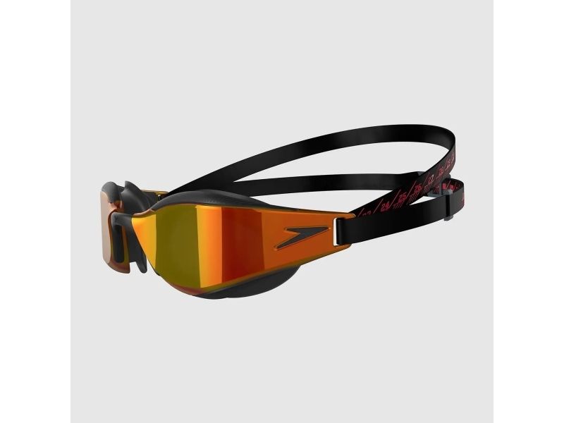 Speedo Schwarz/Gold Schwimmbrille Fastskin Hyper Elite Mirror - Image 8