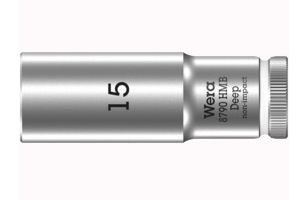 Wera 8790 Hmb, Sokkel, 3/8", Metric, 1 Hoved(Er), 15 Mm, Krom-Vanadium-Stål