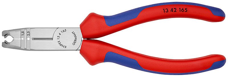 Knipex 13 42 165, 1,3 cm, Plast, Blå, Rød, 165 mm, 176 g