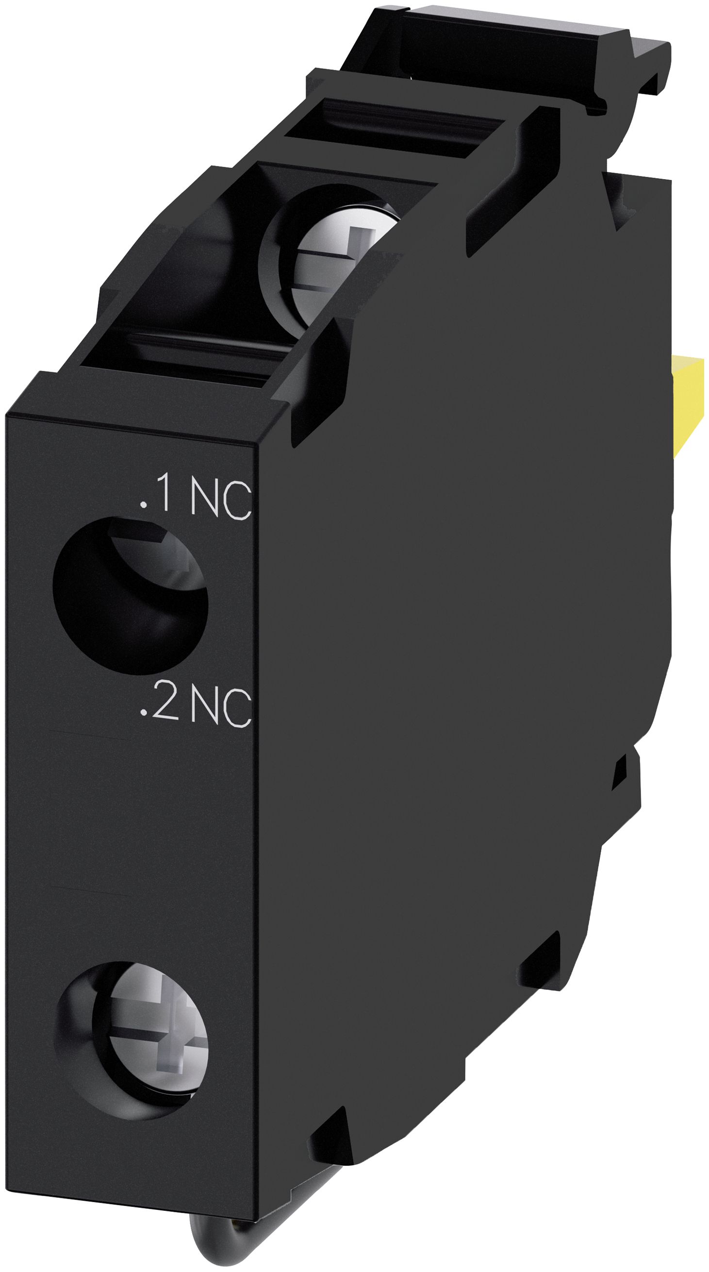 Kontaktmodul med 1 kontaktelement 1 nc kontakt for installation monitoring skrue for frontplade