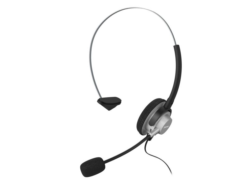 Hama 00201157, Ledningsført, Kontor/Callcenter, 20 - 20000 Hz, Headset, Sort, Sølv