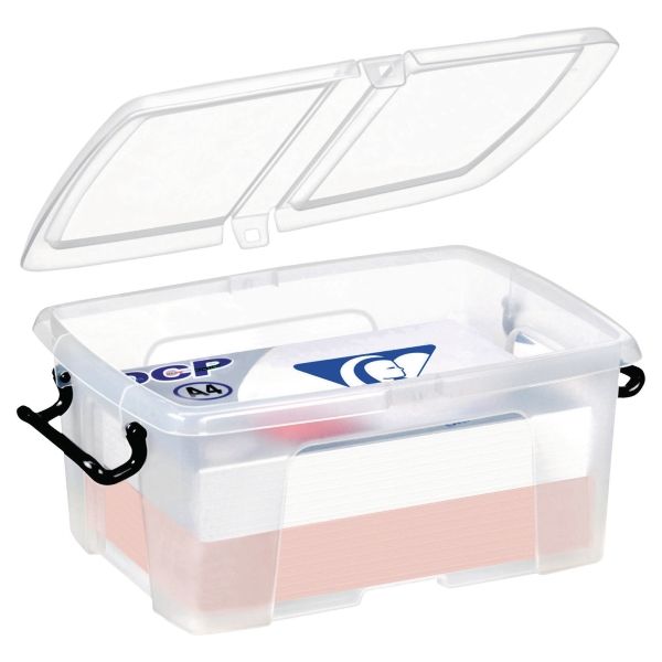 Opbevaringskasse, CEP® Strata HW671, HxBxL: 18,3 x 29,5 x 40,5 cm, transparent