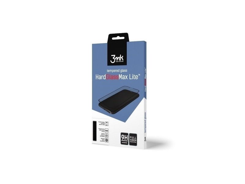 3Mk Hardglassmax Lite Iphone6 Black, Klare Bildschirmschutzfolie, Apple, Iphone 6/6S, Staubresistent, Kratzresistent, Schwarz, Transparent, 1 Stück(E