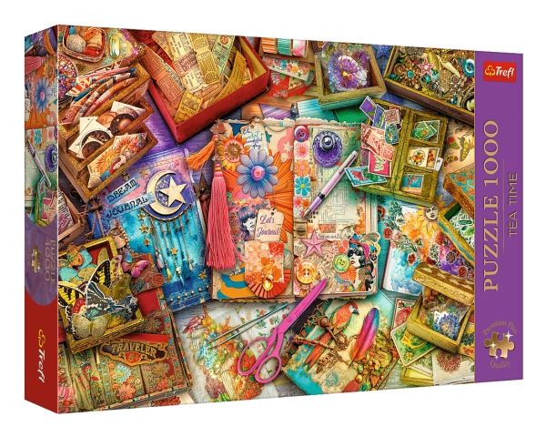 Trefl Puzzle 1000 Premplus Teatime:Biurko Dzienn...10849