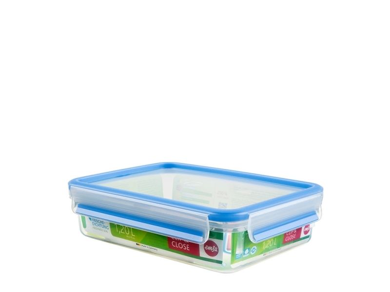 Emsa Clip & Close Frischhaltedosen, Box, Rechteckig, Transparent, Deutschland, 167 Mm, 228 Mm