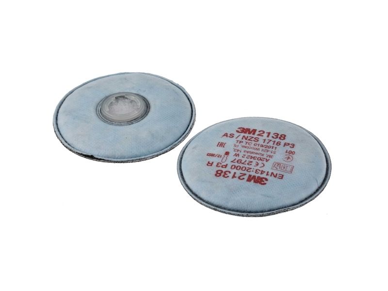 3M 2138 mit Aktivkohle, P3 Partikelfilter 20 stk EN 143 DIN 143