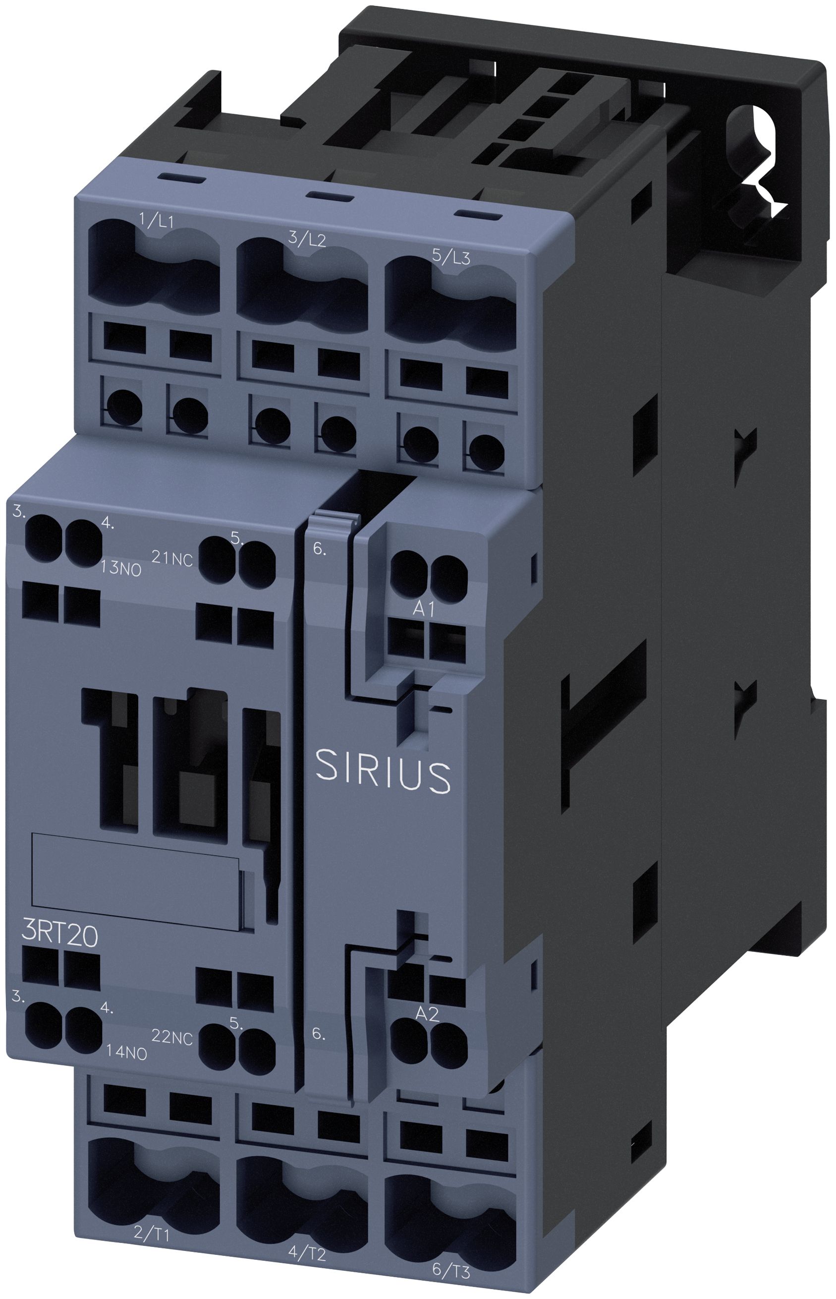 Siemens Kontaktor 4kW 3P+1NO+1NC 230V AC fjederklemme 3RT2023-2AP00