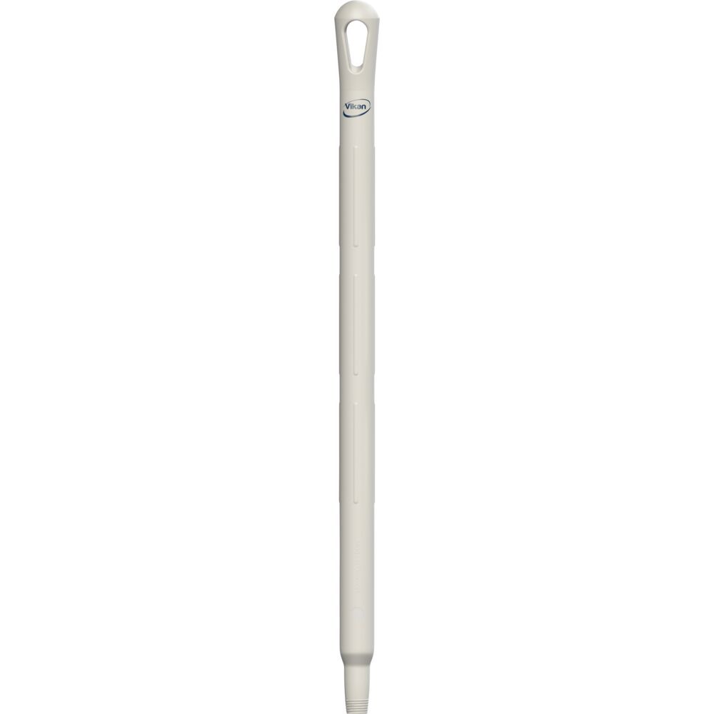 Skaft, med gevind, Vikan, 65cm, Ø3,2cm, hvid, glas/PP, ultra hygiejnisk