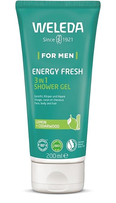 For Men Energy Fresh 3In1 Shower Gel 200Ml