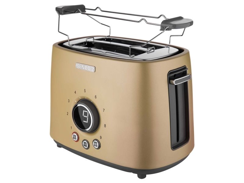 Sencor Sts 6057Ch, 2 Disk(Er), Sort, Brun, Rustfrit Stål, Rustfrit Stål, Knapper, Drejning, 1000 W, 220 - 240 V