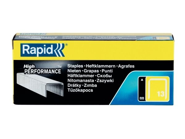 Hæfteklammer Rapid 13/6 galvaniseret - (5000 stk.)