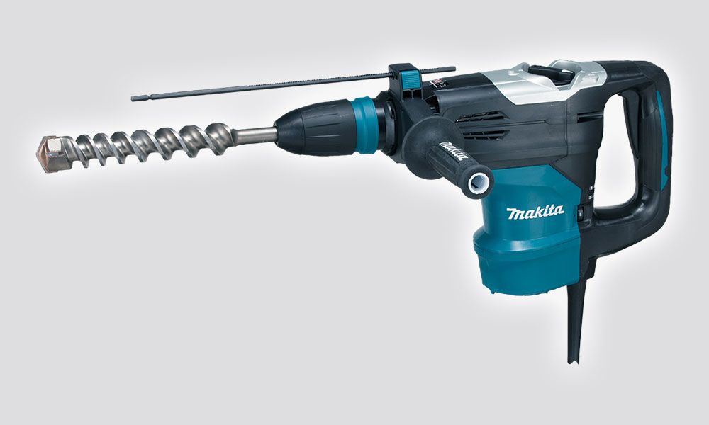 Makita Hr4003c Kombihammer Sds Max 1100 W 8,3 J 500 Rpm, Sort/Grøn