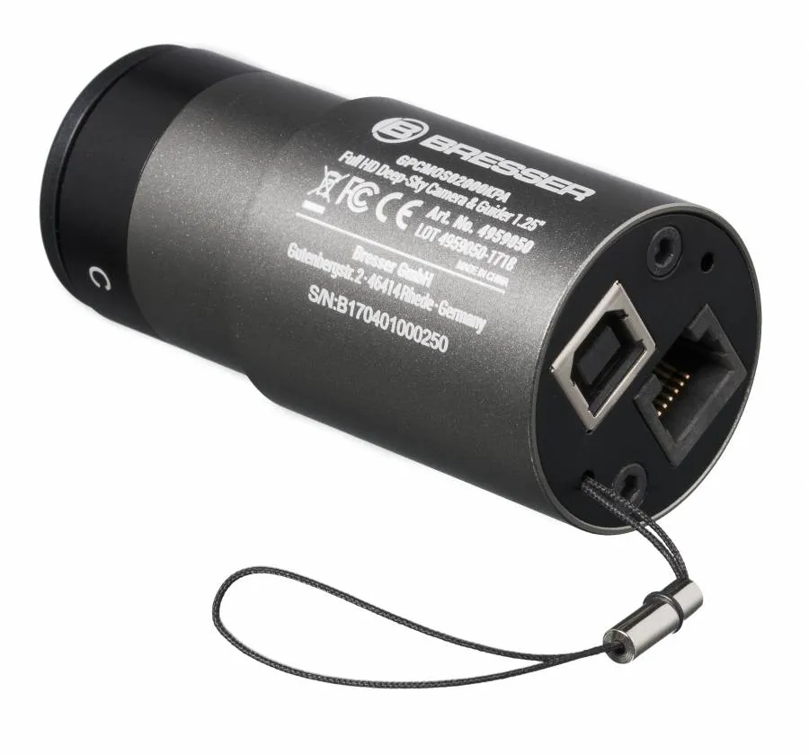 Bresser Optics 4959050, 1936 x 1096 pixel, Sony IMX290 CMOS, 0,0029 x 0,0029 mm, Windows 10,Windows 7,Windows 8, 72 mm, 90 g