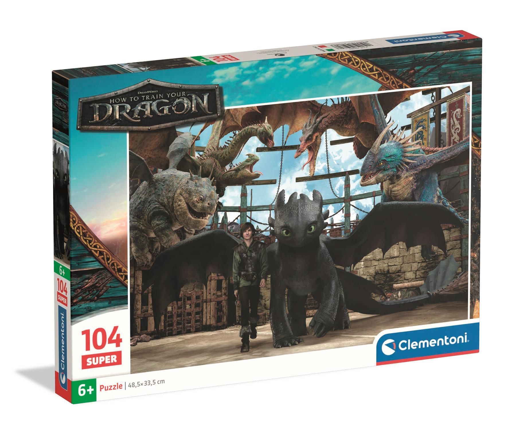 Cle-Rätsel 104 Supercolor Howtotrainydragon 25080