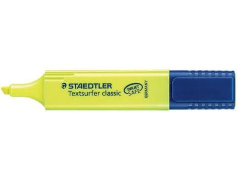 Tekstmarker Staedtler 364 Gul Textsurfer Classic - (10 Stk.)