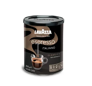 Lavazza Espresso Italiano Classico 250 G, 250 G, Medium Ristet, Amerikano, Espresso, 100% Arabica, 1 Stk, Dåse