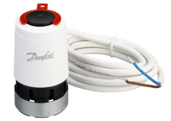 Danfoss Termoaktuator TWA-V (passer på danfoss ventiler RAV og VMT), NC (strømløs lukket), 24Vac/dc