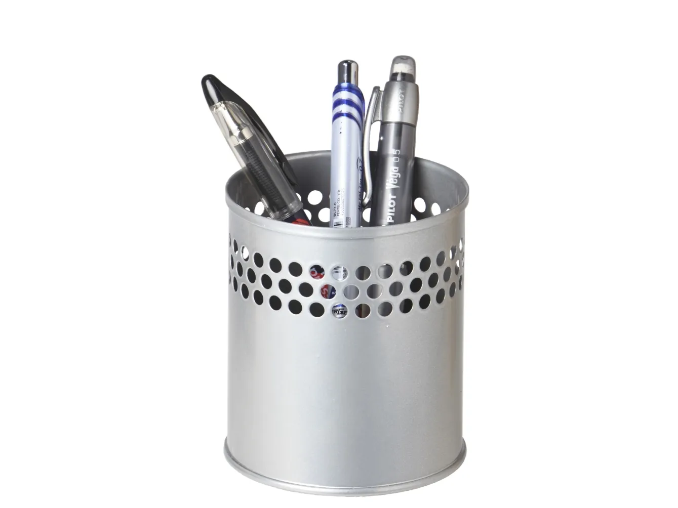 Penneholder Twin Metal sølv | Möbler - Bord - Tillbehör | GameStuff