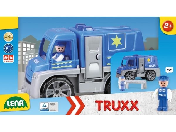 Lena. Police Car With Accessories In The Truxx Box