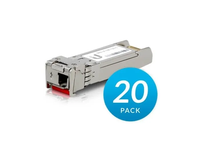 Ubiquiti UACC-OM-SM-10G-S-20 - SFP-sändar/mottagarmodul (mini-GBIC) - 10GbE - 10GBASE-BiDi - LC enkelläge - upp till 10 km - 1270 nm / 1330 nm (paket om 20) | Datortillbehör - Nätverk - Övriga tillbehör | GameStuff
