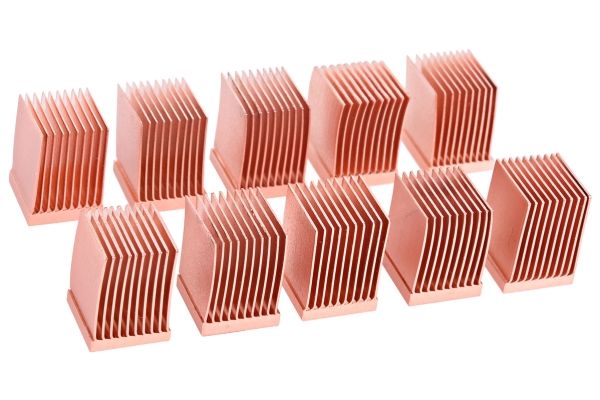 Alphacool 17426, Kølelegeme, Kobber, Kobberfarve, 10 mm, 10 mm, 65 g