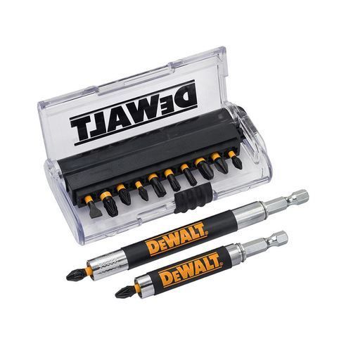 Dewalt Dt70512t-Qz, 12 Stück, Phillips, Stern-Schraubendreher, Öffnung, Torx, Ph 1,Ph 2,Ph 3, Pz 1,Pz 2,Pz 3, T20,T25,T30, Sechskant