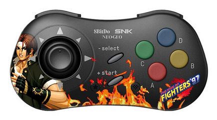 8Bitdo Neogeo - Kyo Kusanagi, Gamepad, Android, Pc, Schaltfläche Auswählen, Schaltfläche Start, Turbo-Taste, Analog, Kabellos, Bluetooth/Rf/Usb